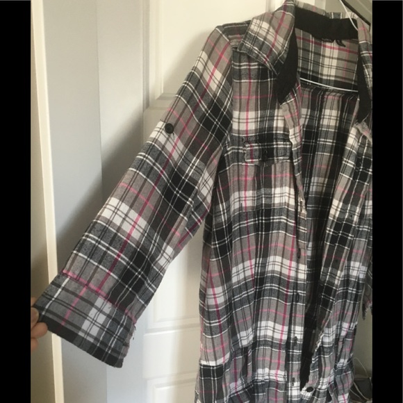 🌾 Hurley plaid flannel - Picture 5 of 10